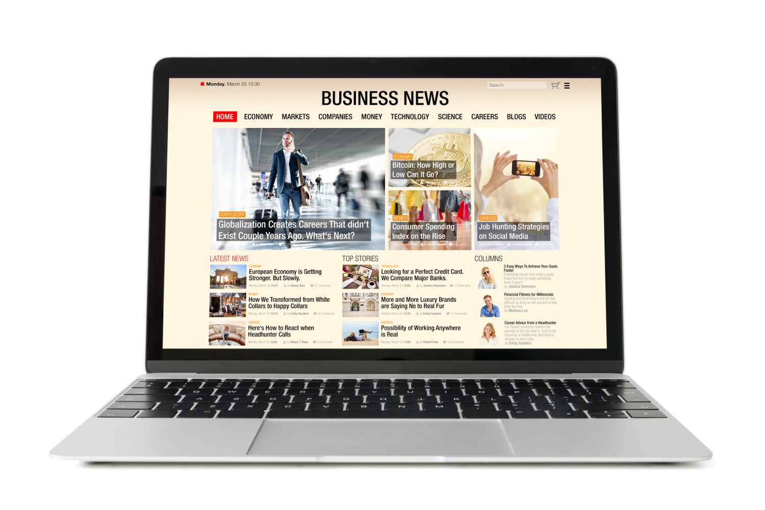 Portal aktualności prowadzony przez Editorię